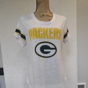 Green Bay Packers Women's T-shirt White Large